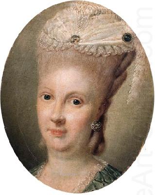 Matthieu, Georg David Portrait of Louise of  Altenburg china oil painting image